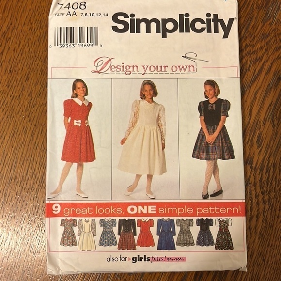 Vintage Sewing Patterns Bundle (7) Preteen/Teen various sizes  not used - Picture 3 of 8